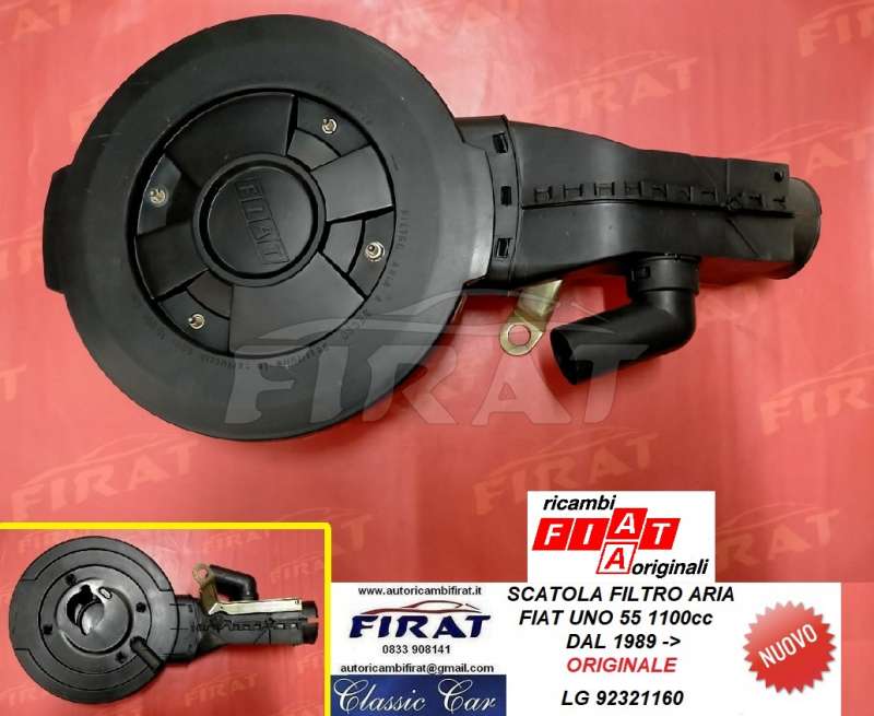 SCATOLA FILTRO ARIA FIAT UNO 1100 (92321160)